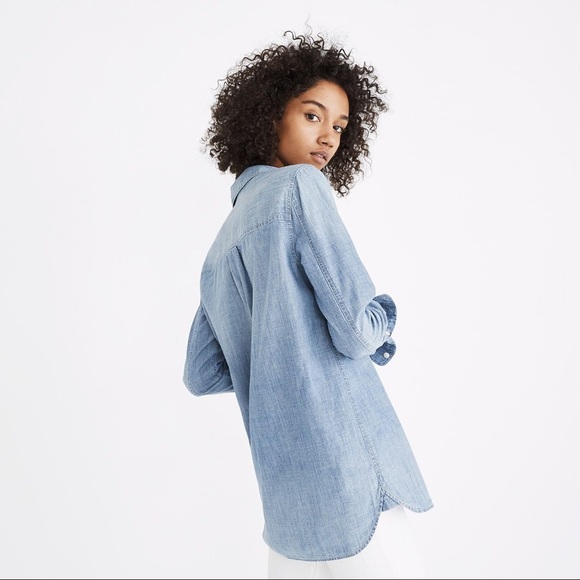 Madewell chambray shirt mazzy wash - Picture 3 of 3